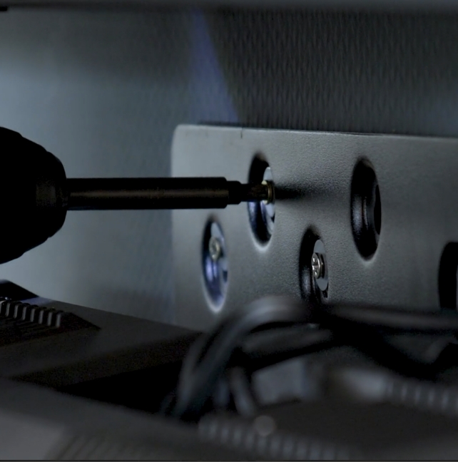 Nahaufnahme einer Montage