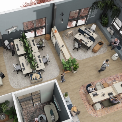 Die effizientere Flächennutzung ist ein Grund für Desk Sharing