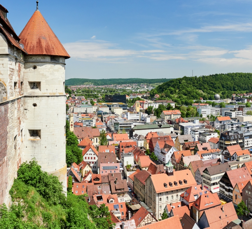 Blick auf Heidenheim