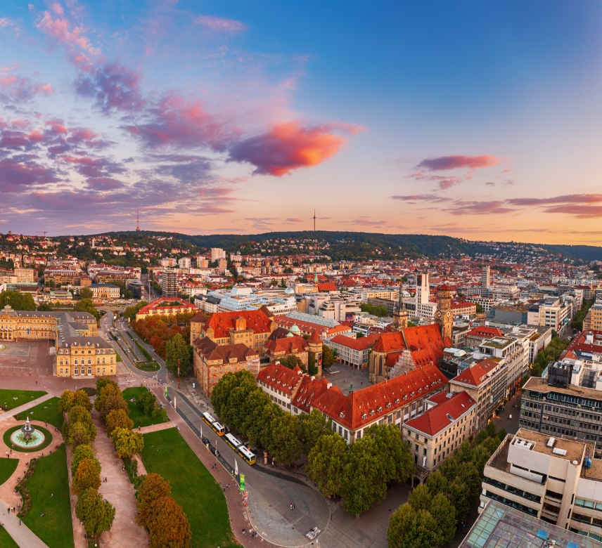 Blick auf Stuttgart