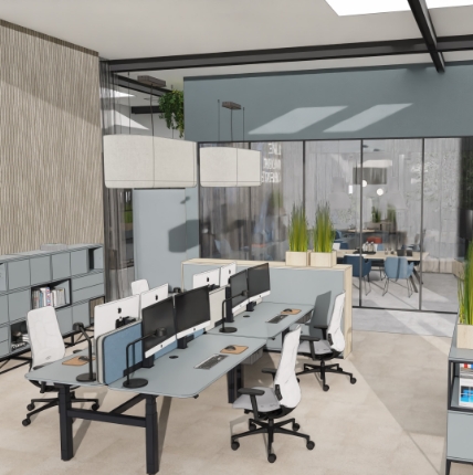 Desk Sharing ist geeignet für flexible Arbeitsweisen