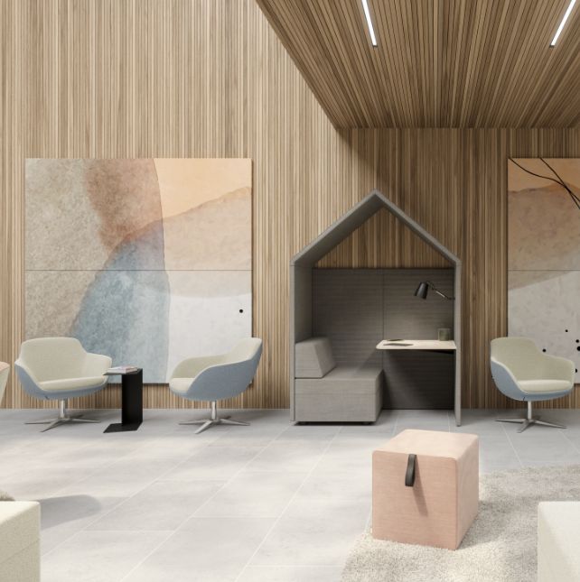 Eine wohnliche Arbeitsumgebung