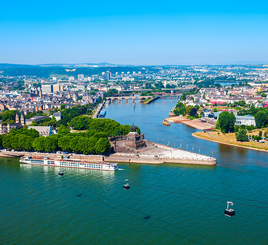 Das Deutsche Ecke in Koblenz